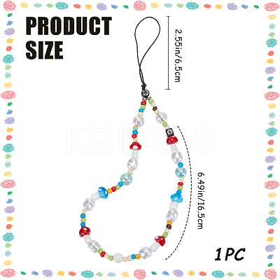 Resin Lanyard Wrist Strap Phone Star Charms Straps DIY-WH20003-13-1