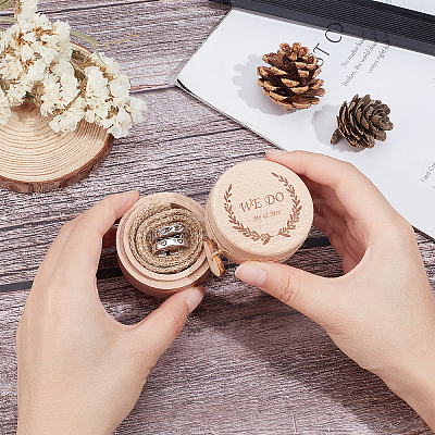 Engraved Wood Ring Boxes CON-WH0079-87-1