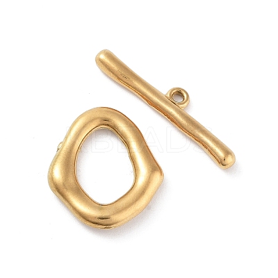 Ion Plating(IP) 304 Stainless Steel Toggle Clasps LS-STAS-A092-04A-G-1