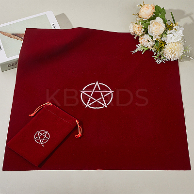 Star Pattern 1Pc Tarot Card Drawstring Storage Bag TP-CN0001-34B-1