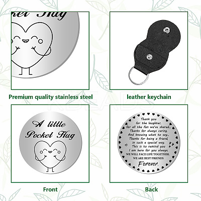 1Pc 201 Stainless Steel Commemorative Coins AJEW-CN0001-99D-1