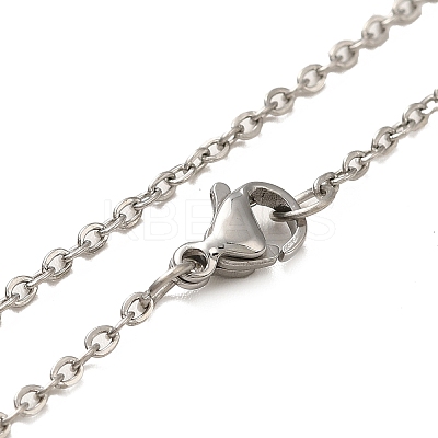 Triangle Cubic Zirconia Pendant Necklaces NJEW-F303-01P-1