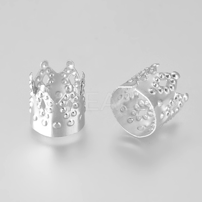 Plated Metal Hair Coil Cuffs OHAR-WH0016-25D-1