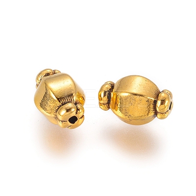 Tibetan Style Spacer Beads LS-GLF0527Y-NF-1