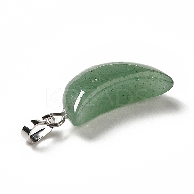 Natural Green Aventurine Pendants G-Z022-05B-1