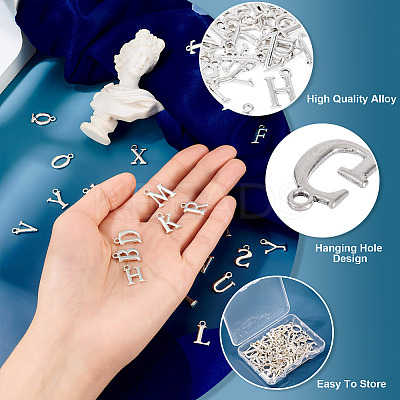 52Pcs 26 Styles Alloy Pendants FIND-TA0006-33-1
