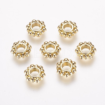 Alloy Spacer Beads TIBEB-L006-01G-1