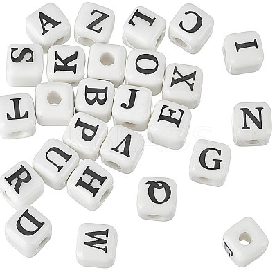 52Pcs 26 Styles Handmade Porcelain Beads PORC-AR0001-16-1
