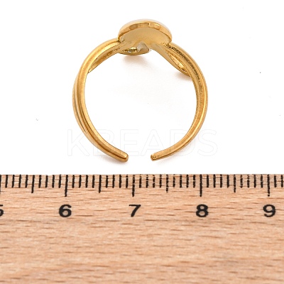 Marine Animal Theme 304 Stainless Stee Open Cuff Rings LS-RJEW-Q005-01C-G-1