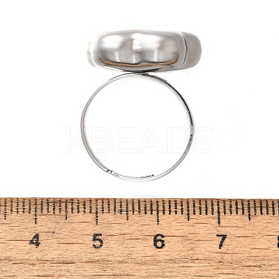 304 Stainless Steel Adjustable Finger Ring LS-RJEW-H244-02P-1