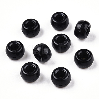 500Pcs Opaque Plastic Beads KY-SZ0001-44F-1