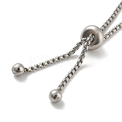 Non-Tarnish 304 Stainless Steel Round Cabochon Setting Bracelets LS-DIY-Z026-01B-1