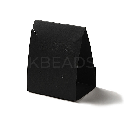 Rectangle Foldable Paper Jewelry Display Cards EDIS-E011-01B-1