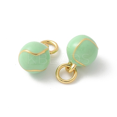 Brass Enamel Pendants KK-P294-38G-04-1