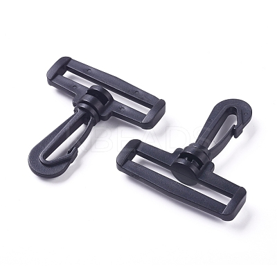 Plastic Swivel Lobster Claw Clasps KY-WH0020-23D-1