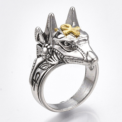 Alloy Wide Band Rings RJEW-T006-07-1