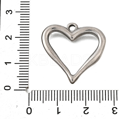 304 Stainless Steel Pendants STAS-Q362-05B-P-1