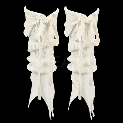 Acrylic Fibers Knit Leg Sleeves AJEW-WH20018-68B-1