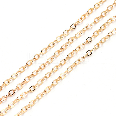 Brass Cable Chains CHC-T008-06A-KC-1