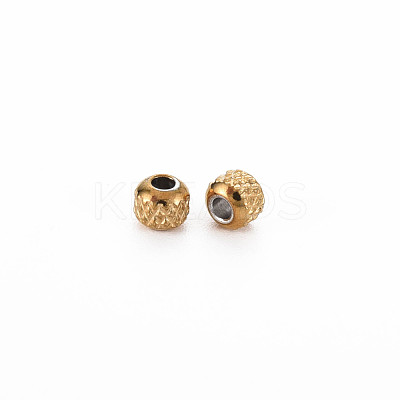 201 Stainless Steel Beads STAS-N088-37A-01G-1