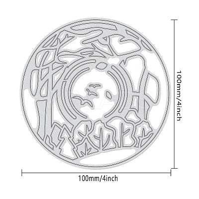 Halloween Carbon Steel Cutting Dies Stencils DIY-WH0170-060-1
