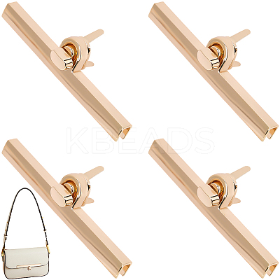 4Pcs Zinc Alloy Twist Bag Lock Purse Catch Clasps PURS-CP0001-03LG-1