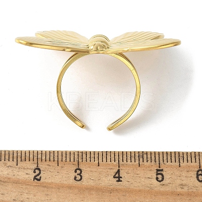 304 Stainless Steel Cuff Rings RJEW-S621-02C-G-1