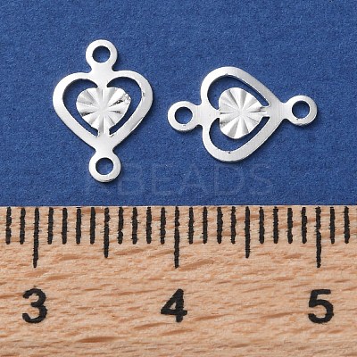 Brass Filigree Connector Charms KK-F880-02S-01-1