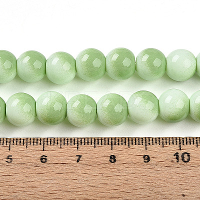Baking Paint Glass Beads X1-DGLA-N012-10mm-04-1