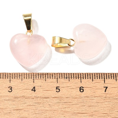 Natural Rose Quartz Pendants G-I311-A13-G-1
