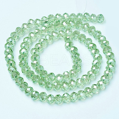 Electroplate Glass Beads Strands LS-EGLA-A034-T10mm-B17-1