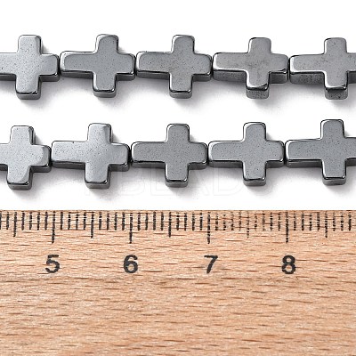 Non-magnetic Synthetic Hematite Beads Strands G-P218-17-08-1