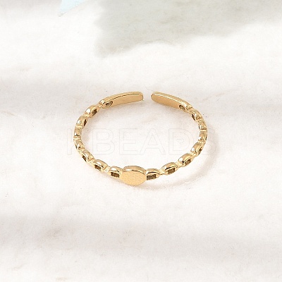 304 Stainless Steel Cuff Open Rings SA-CBAD22F-01G-B-1