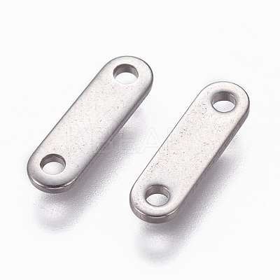 Tarnish Resistant 201 Stainless Steel Chain Tabs STAS-L234-009P-1
