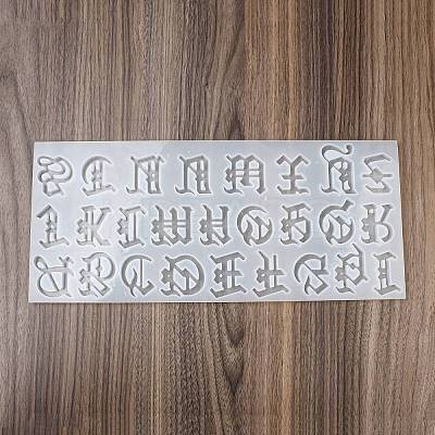 Gothic Style Letter A~Z DIY Silicone Pendant Molds SIMO-H012-04-1