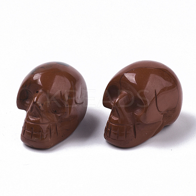 Halloween Natural Red Jasper Beads G-R473-04F-1
