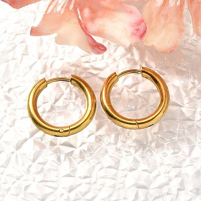 304 Stainless Steel Hoop Earrings for Women EJEW-M068-15J-G-1