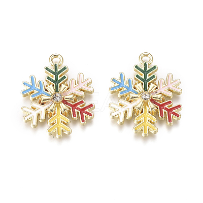 Golden Plated Alloy Pendants LS-PALLOY-L228-005G-1