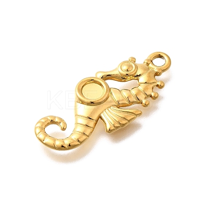 304 Stainless Steel Pendant Cabochon Settings STAS-E545-04D-G-1