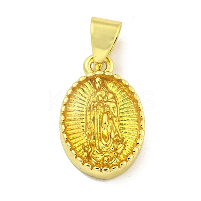Rack Plating Brass Enamel Pendants KK-B091-15F-1