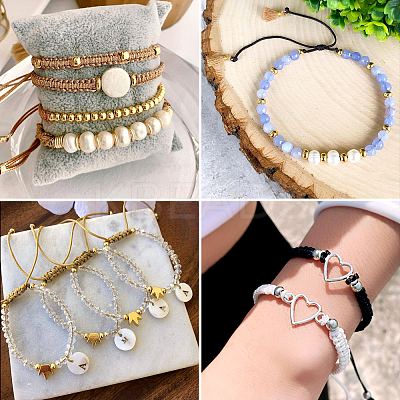 Brass Crimp Beads Covers KK-TA0007-01-1