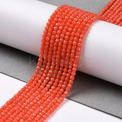 Glass Imitation Jade Beads Strands LS-GLAA-H021-02-01-1