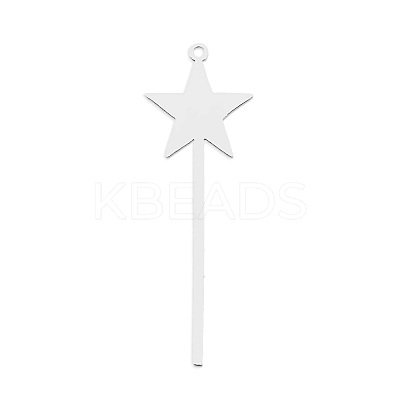 Non-Tarnish 201 Stainless Steel Pendants STAS-S105-LA782-1-1