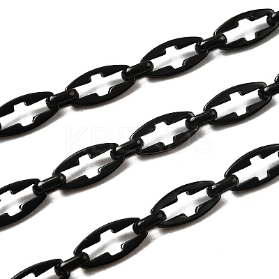 304 Stainless Steel Hollow Cross Link Chains CHS-S012-23B-1