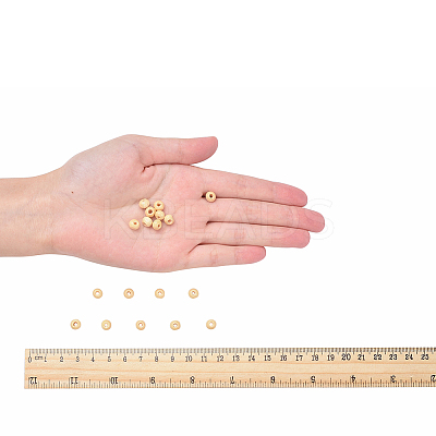 Unfinished Wood Beads X-TB092Y-4-1