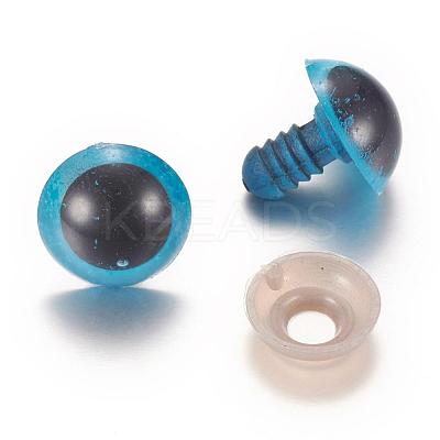 Craft Plastic Doll Eyes Stuffed Toy Eyes DIY-R039-14mm-04-1