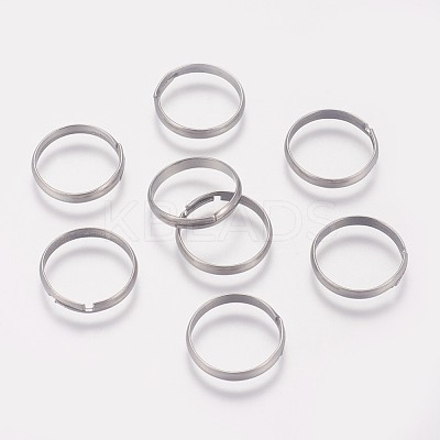 Tarnish Resistant 316 Surgical Stainless Steel Finger Ring Settings X-STAS-I090-02P-1