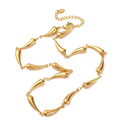 304 Stainless Steel Link Chain Necklaces for Women LS-NJEW-G178-01G-01-1