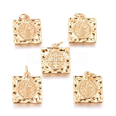 Brass Pendants KK-D159-19G-1