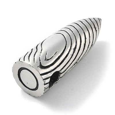 304 Stainless Steel Pendants STAS-Z098-08AS-1